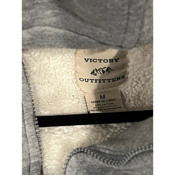 Victory Outfitters Sherpa Lined Zip Up Hoodie Mens M - Picture 3 of 3